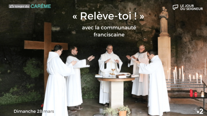 « Relève-toi », Dimanche des Rameaux et de la Passion du Seigneur avec la communauté franciscaine