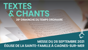Messe du 26 septembre 2021 à Cagnes-sur-Mer
