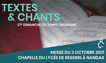 Messe du 3 octobre 2021 à Nandax