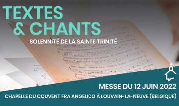 Solennité de la Sainte Trinité | 12 juin 2022 à Louvain-la-Neuve (Belgique)