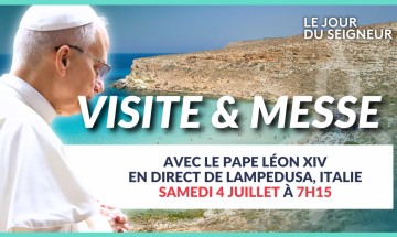 Visite du pape Léon XIV à Lampedusa