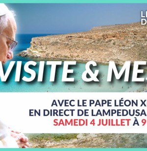 Visite du pape Léon XIV à Lampedusa