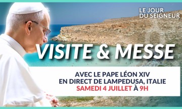 Visite du pape Léon XIV à Lampedusa
