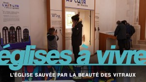 L'église sauvée par la beauté des vitraux