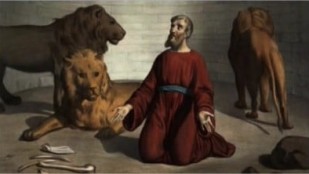 Daniel dans la fosse aux lions