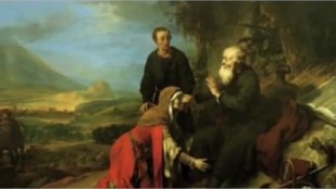 Elie et son disciple Elisée