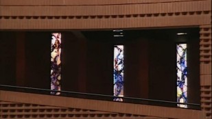 Peindre le vitrail, le rêve de Kim en Joong à Evry