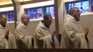 La liturgie à l'abbaye de Kergonan