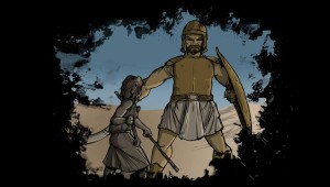Histoire de David contre Goliath